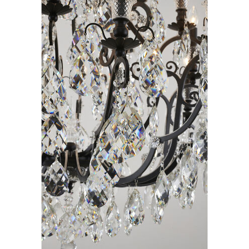 Canada LED 43 inch Matte Black Chandelier Ceiling Light